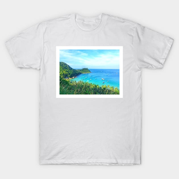 Tropical Ocean Views T-Shirt by NewburyBoutique